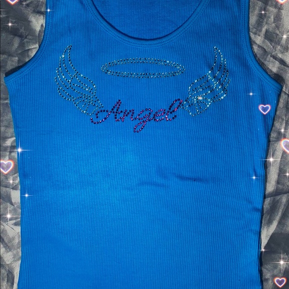 โจ Angel Rhinestone Tank Topโจ - Picture 3 of 10